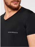 EMPORIO ARMANI T - SHIRT MICROFIBRA SCOLLO V - 110810 - CS719