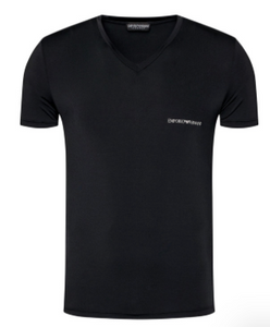 EMPORIO ARMANI T - SHIRT MICROFIBRA SCOLLO V - 110810 - CS719